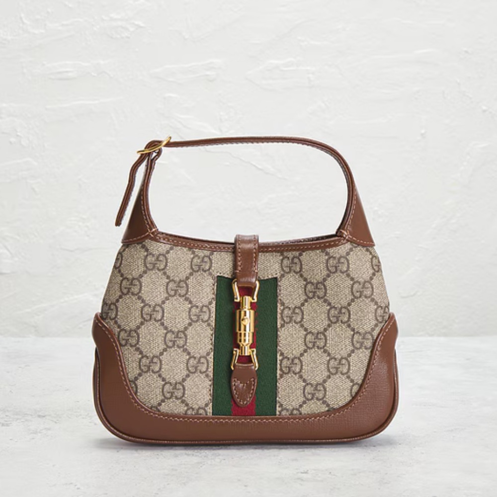 🆕 Auth Gucci Mini Jackie 1961 Hobo Bag w/ Shoulder Strap